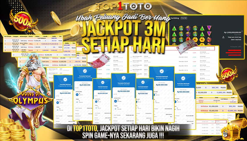 BUKTI JACKPOT 3M 